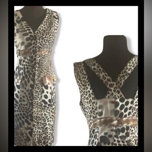 Animal print dress